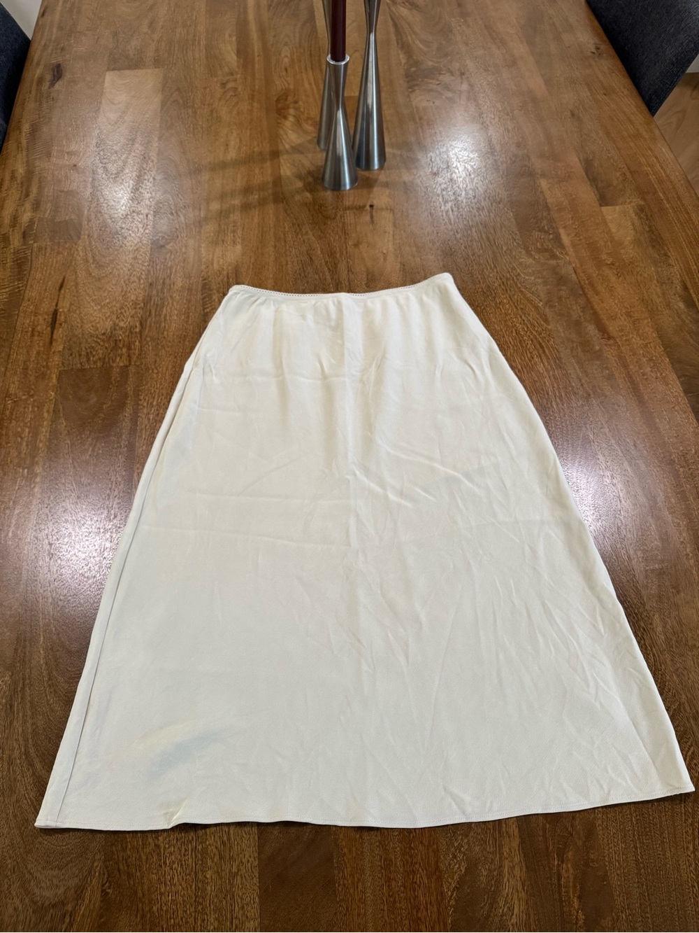 Vintage Silk Slip Skirt
